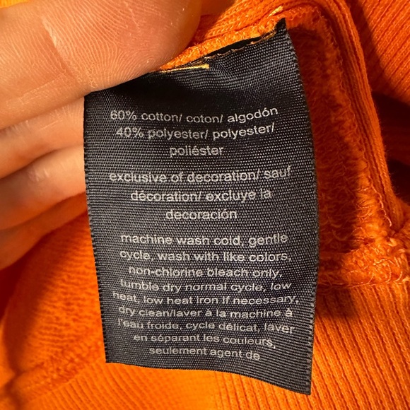Tommy Jeans Orange Hoodie | Size Large - Picture 5 of 5